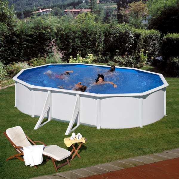 Astralpool - Piscine Fidji Ovale Avec Jambes De Force, 7,30 X 3,70 M H120, 4M3/H