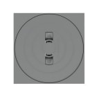 Astralpool - couv rond+ cadre carre gris