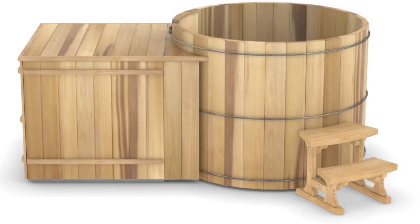 Astralpool - Bain Nordic bois D150 2/3 pers