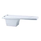 Astralpool - Plongeoir Dynamic 1200 Blanc Long. 1,20m L.0,40m, Blanc, livre avec ancrages