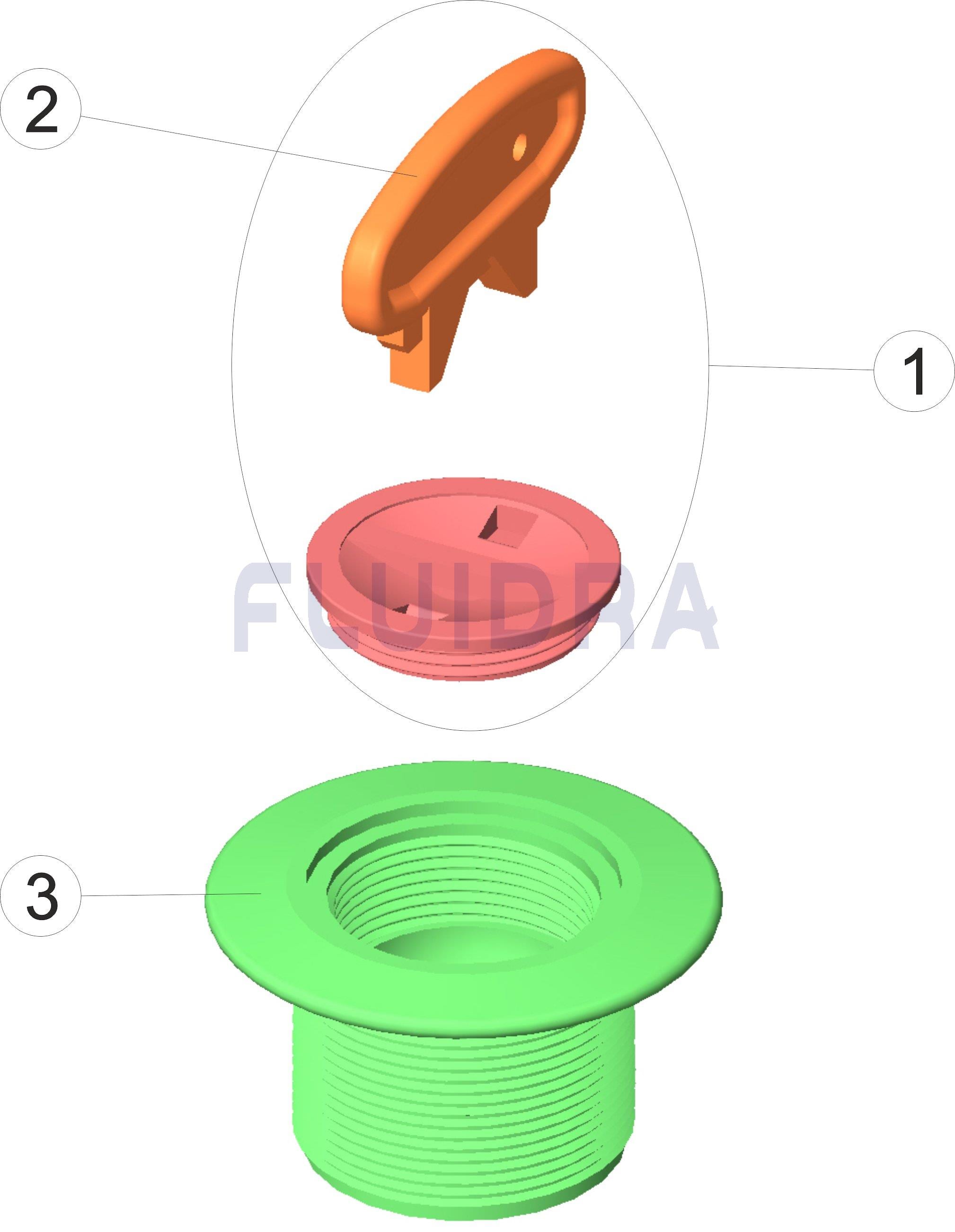 Astralpool - Bouche Aspiration Beton Standard