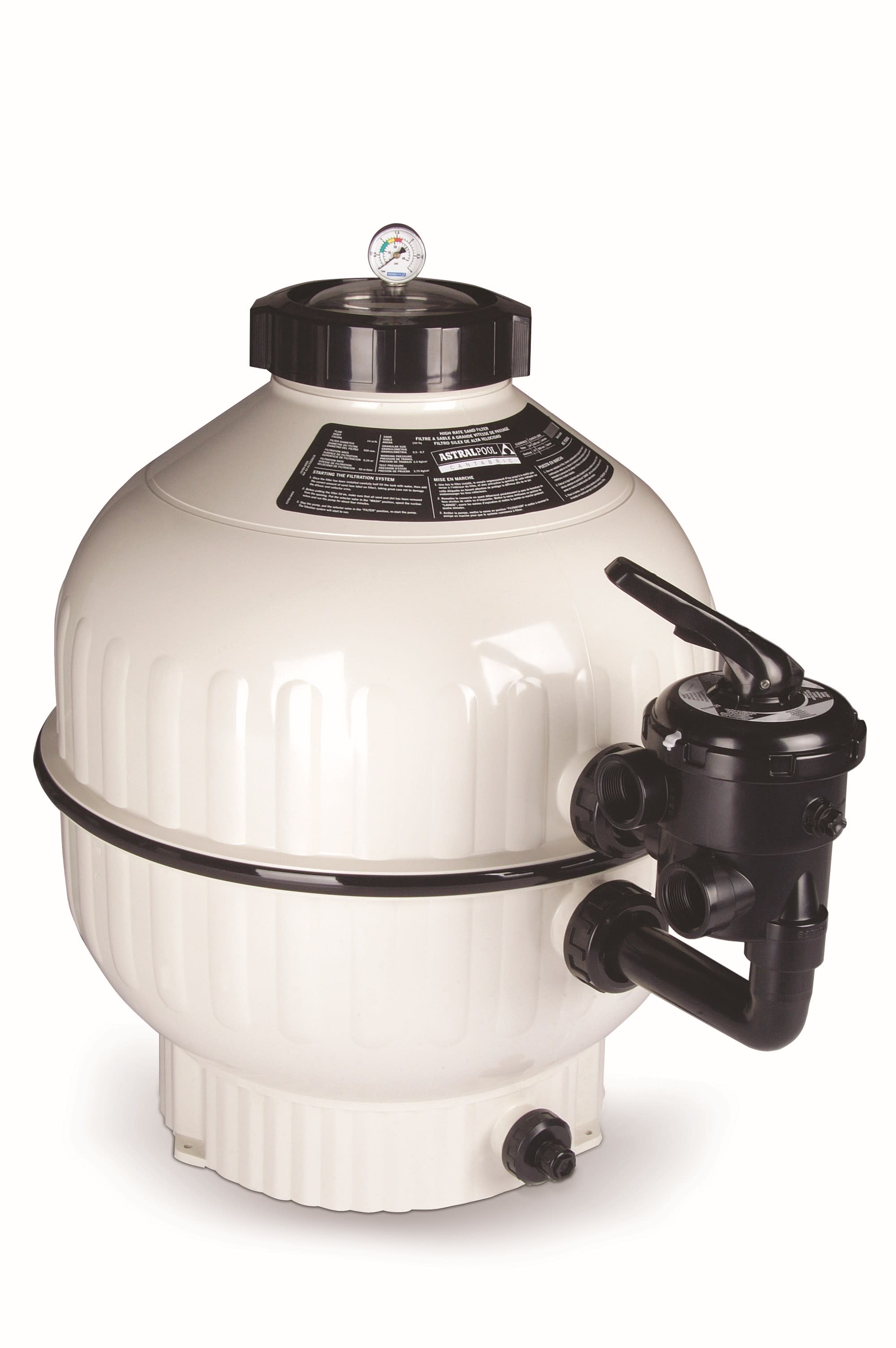Astralpool - Filtre Cantabric Top D500 Vanne 1 1/2"