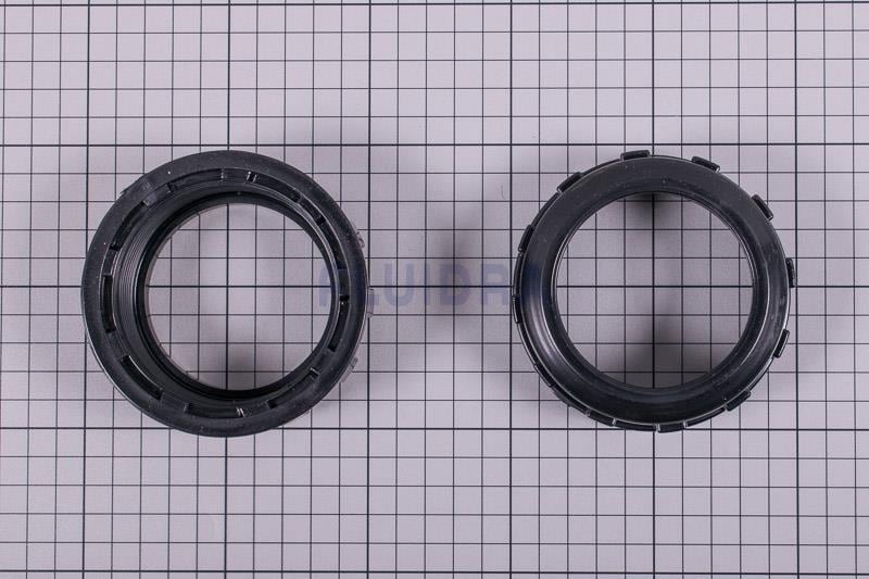 Astralpool - ECROU FIXATION NOIR VANNE 1"1/2  (2UN)