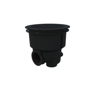Astralpool - Bonde Fond Norm Circulaire Anti Vortex Abs Gris Anthracite
