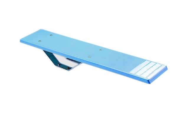 Astralpool - Plongeoir Ballesta Long 1,80m support en acier galva H0,25m, livre avec ancrages