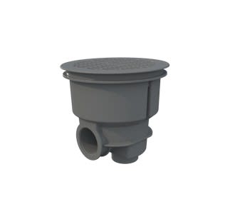 Astralpool - Bonde Fond Norm Circulaire Anti Vortex Abs Gris