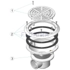 Astralpool - Bonde De Fond Liner Abs D210 Parker Gris