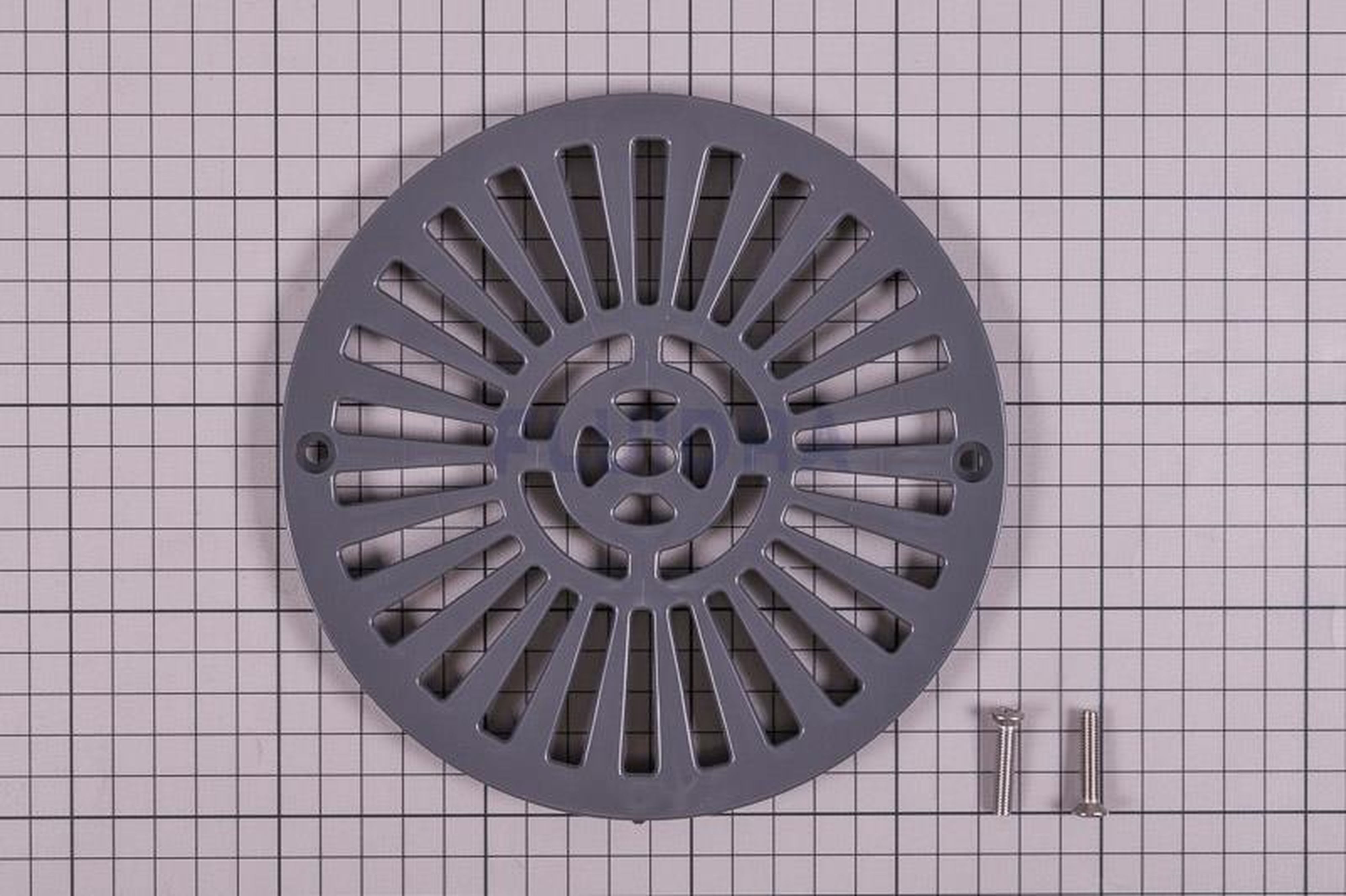 Astralpool - GRILLE BDF 2" LINER + VIS MET ANTHRACITE