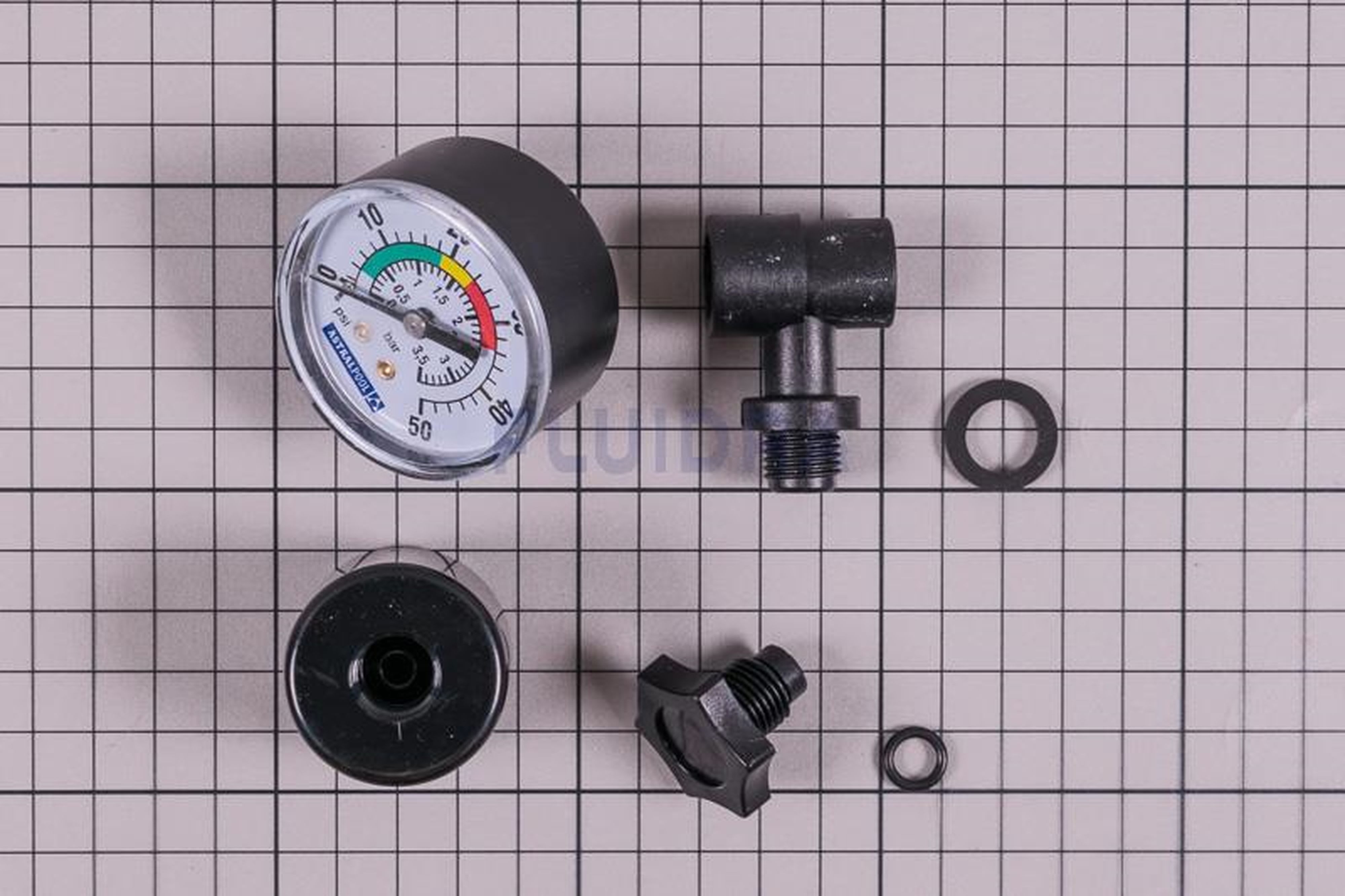 Astralpool - MANOMETRE 1/8" 50 PSI COMPLET
