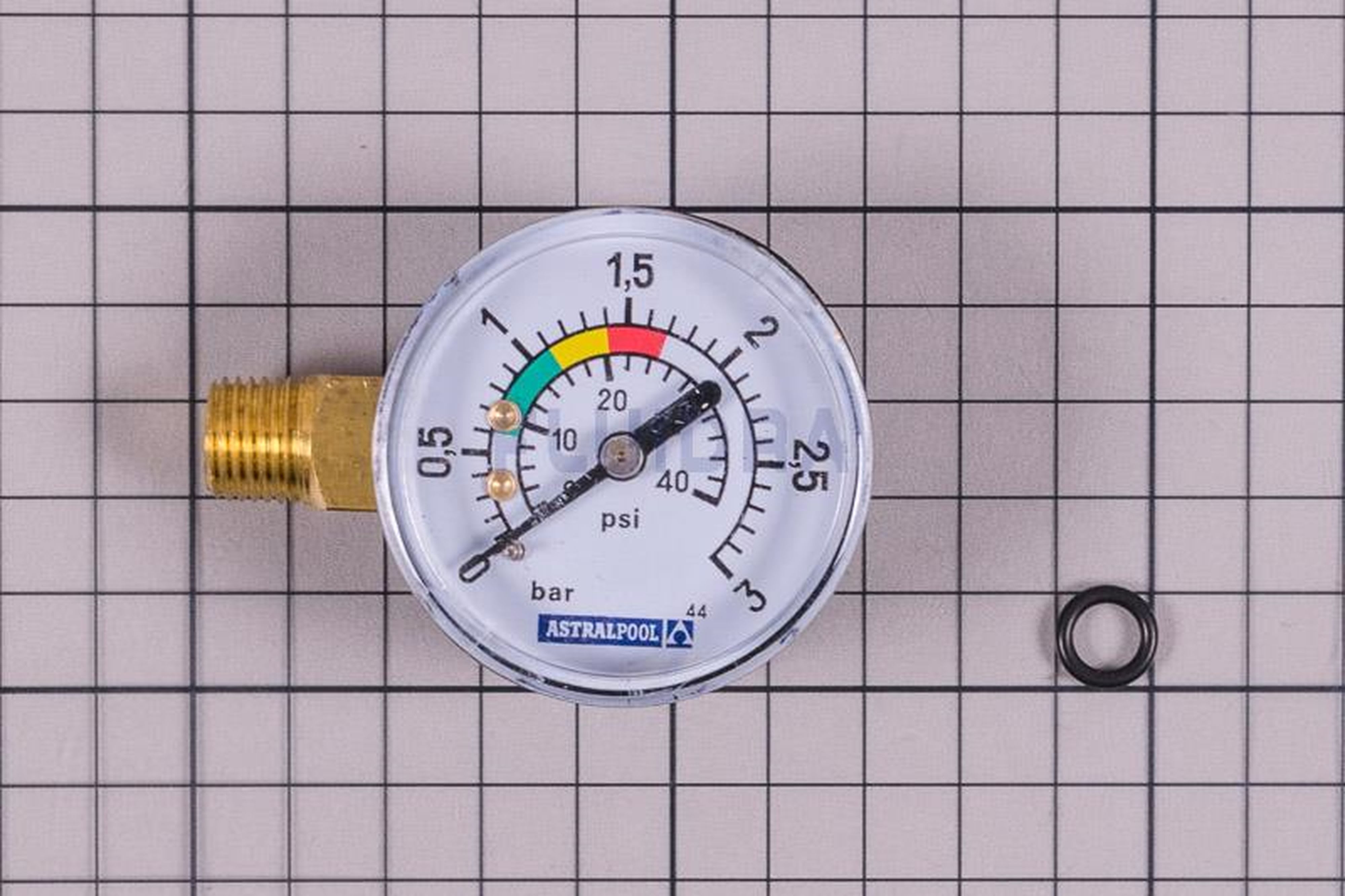 Astralpool - MANOMETRE 3BAR 1"1/4 SORTIE LATERALE