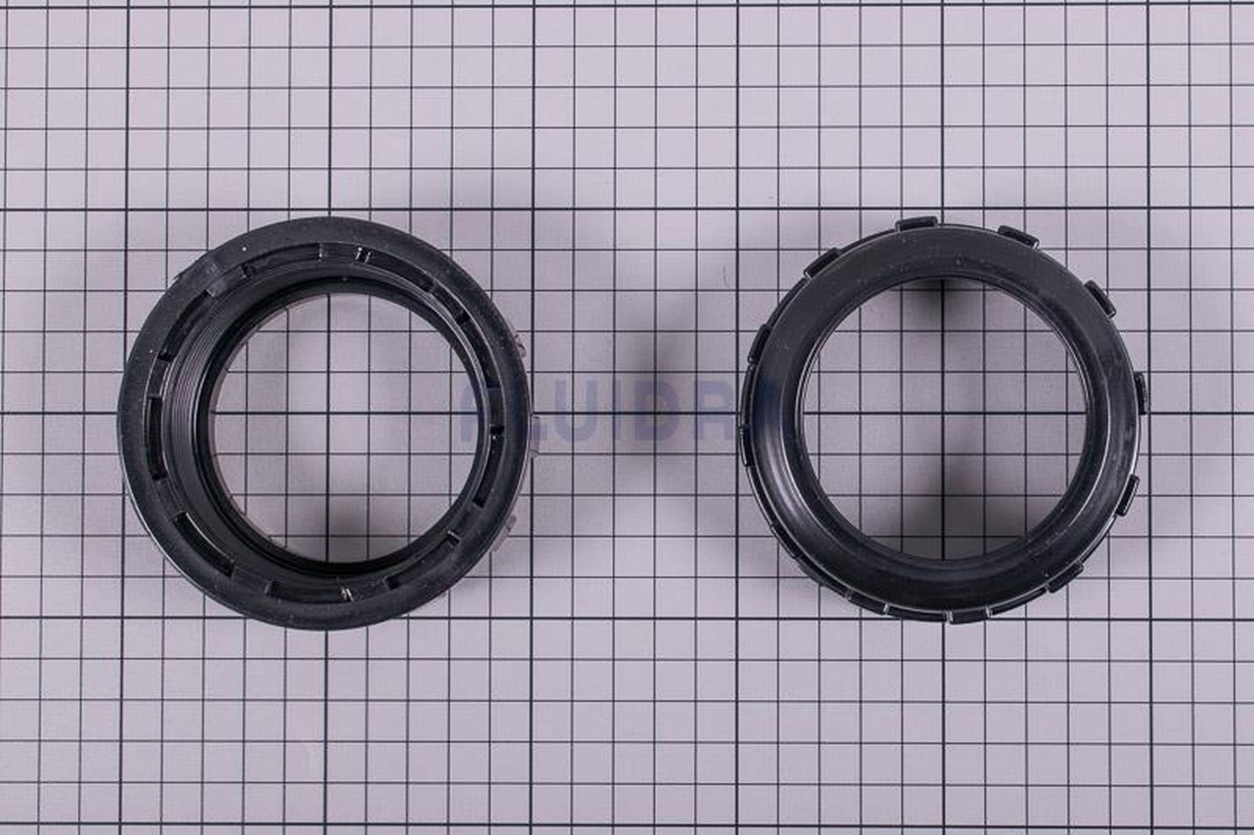 Astralpool - ECROU FIXATION NOIR VANNE 1"1/2 (2UN)