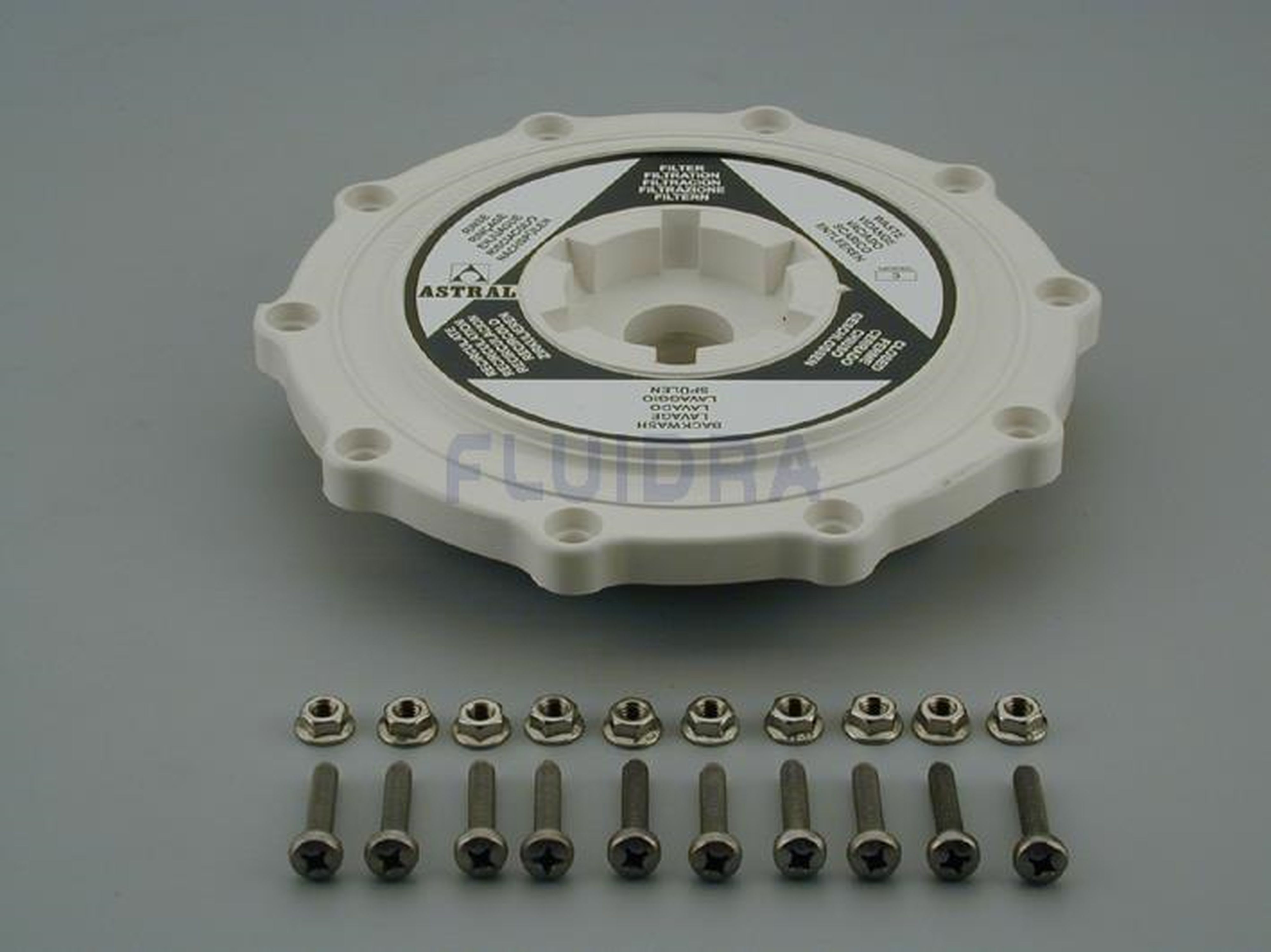 Astralpool - COUVERCLE BLANC 2'' ET VIS