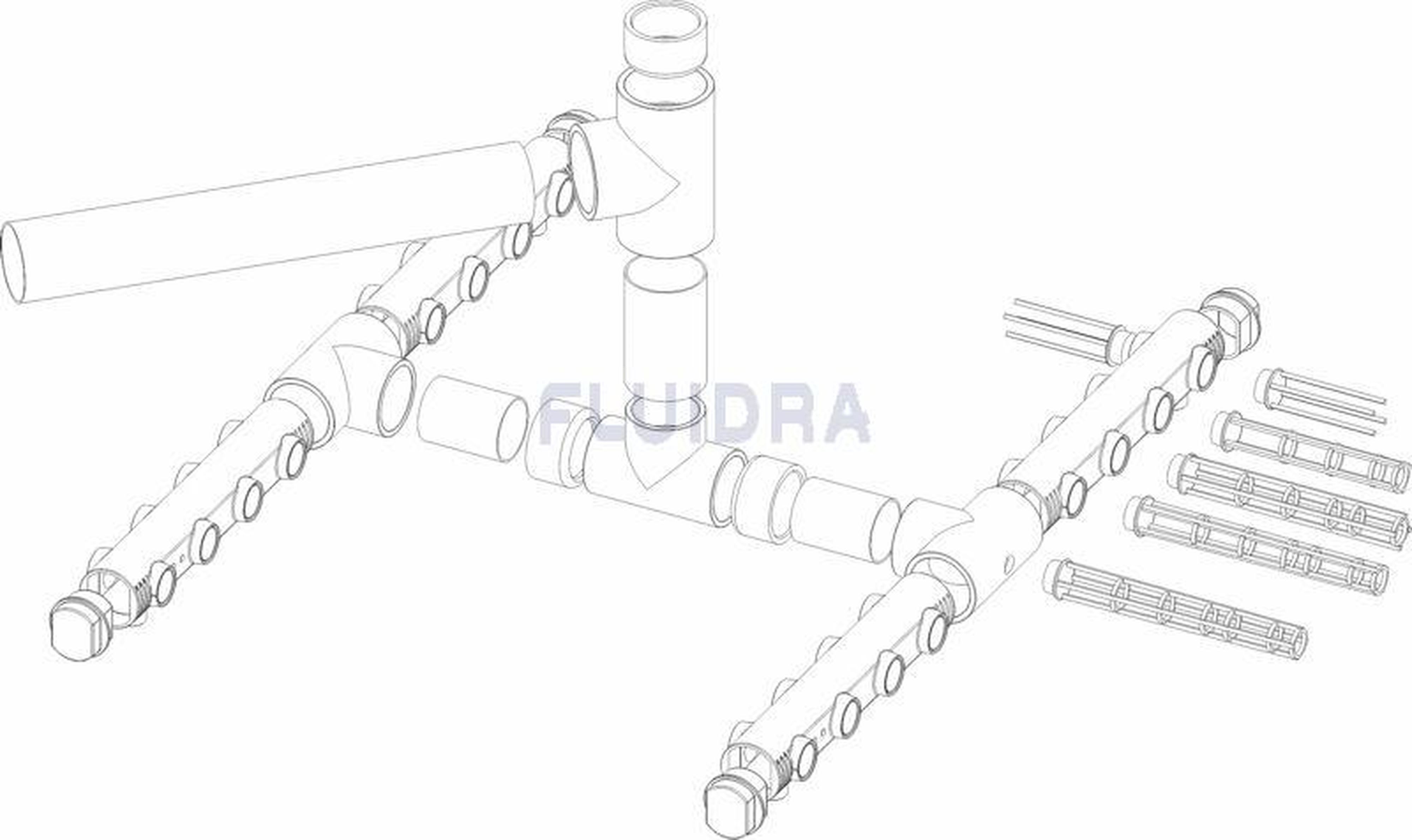 Astralpool - ENS COLLECTEUR D110-1600