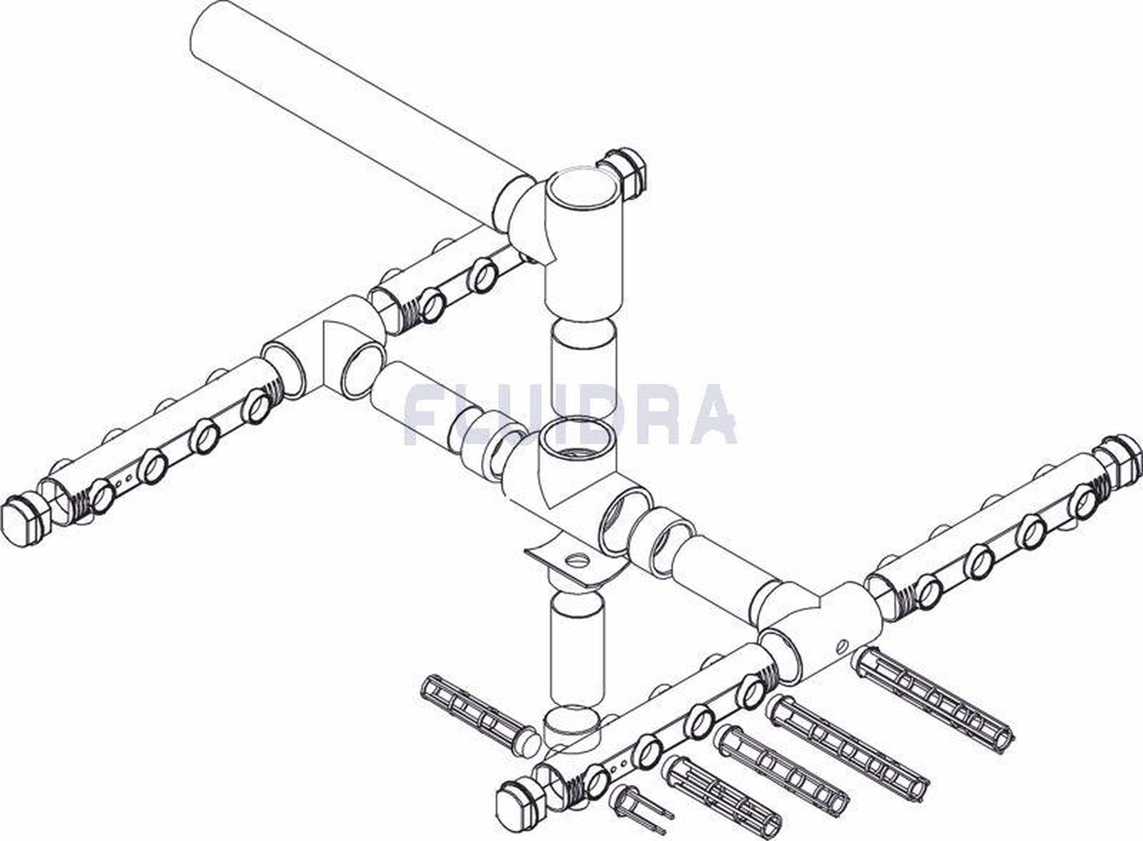 Astralpool - ENS COLLECTEUR PRAGA 1600-110