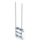 Astralpool - ECHELLE ELEGANCE INOX 4 MARCHES, 2 platines de fixation, 1ere marche double secu