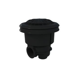 Astralpool - Bonde Fond Norm Circulaire Parker Antivortex Piscine Prefa Abs Gris Anthracite