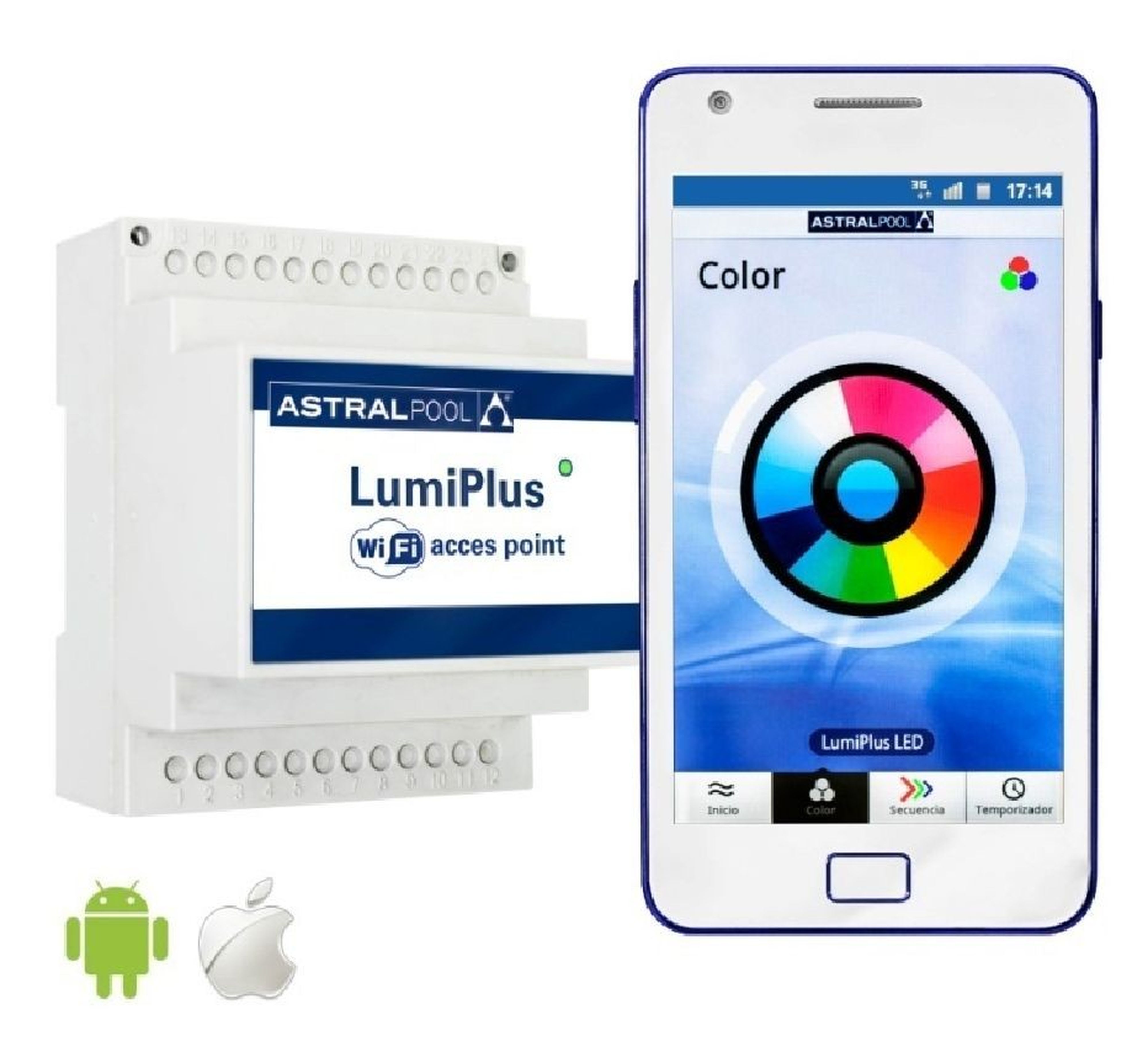 Astralpool - Recepteur Wifi Lumiplus (Application Telecommande Gratuite)