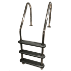 Astralpool - ECHELLE KOMFI 3 MARCHES anti-derapantes en polypropylene gris anthracite D.43mm