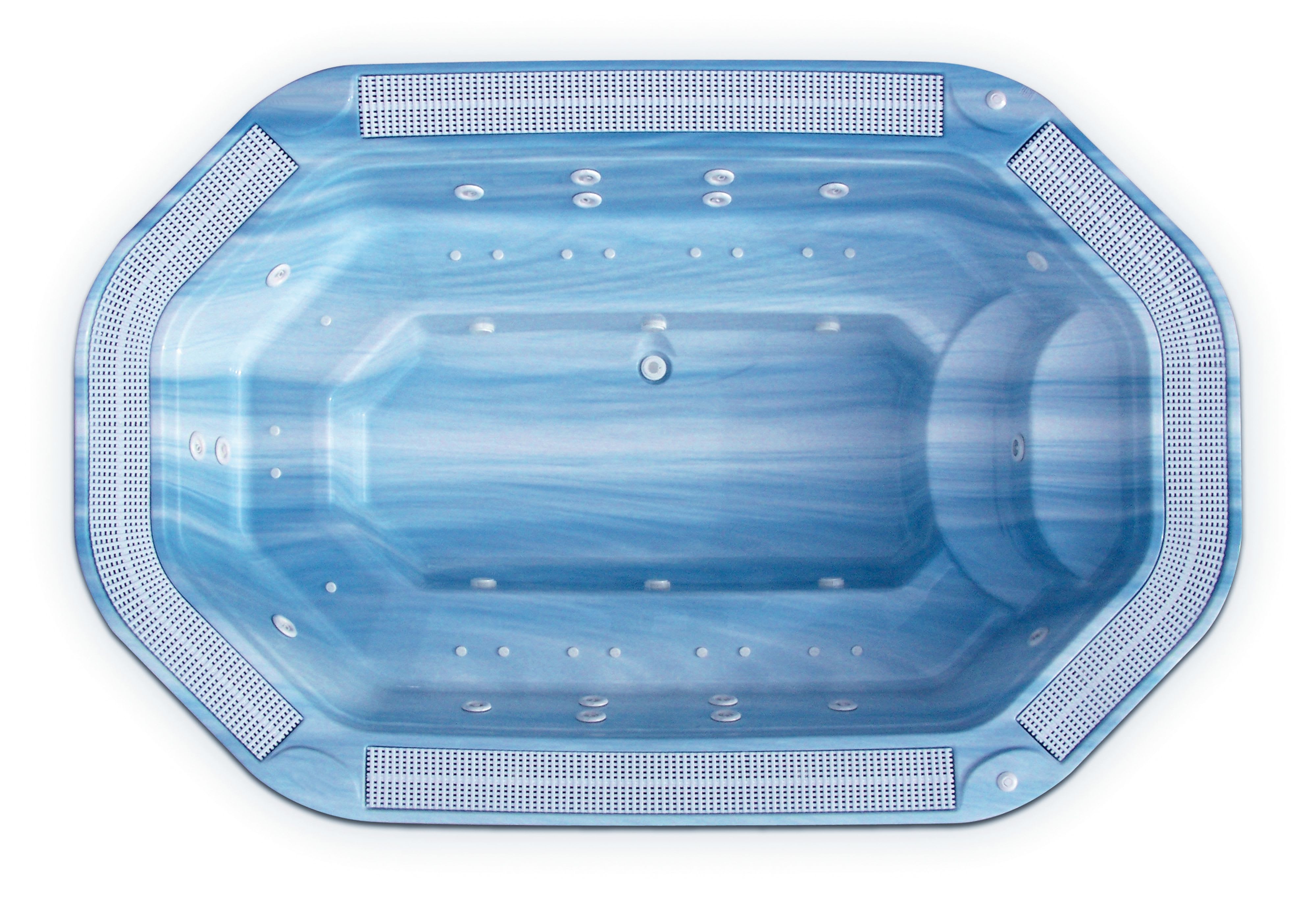 Astralpool - SPA OLYMPIA BLANC+J.BLANC+LED COUL+COUV