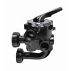 Astralpool - VANNE MULTIVOIES NOIRE 1"1/2 AVEC MONTAGE CLASSIC PLUS