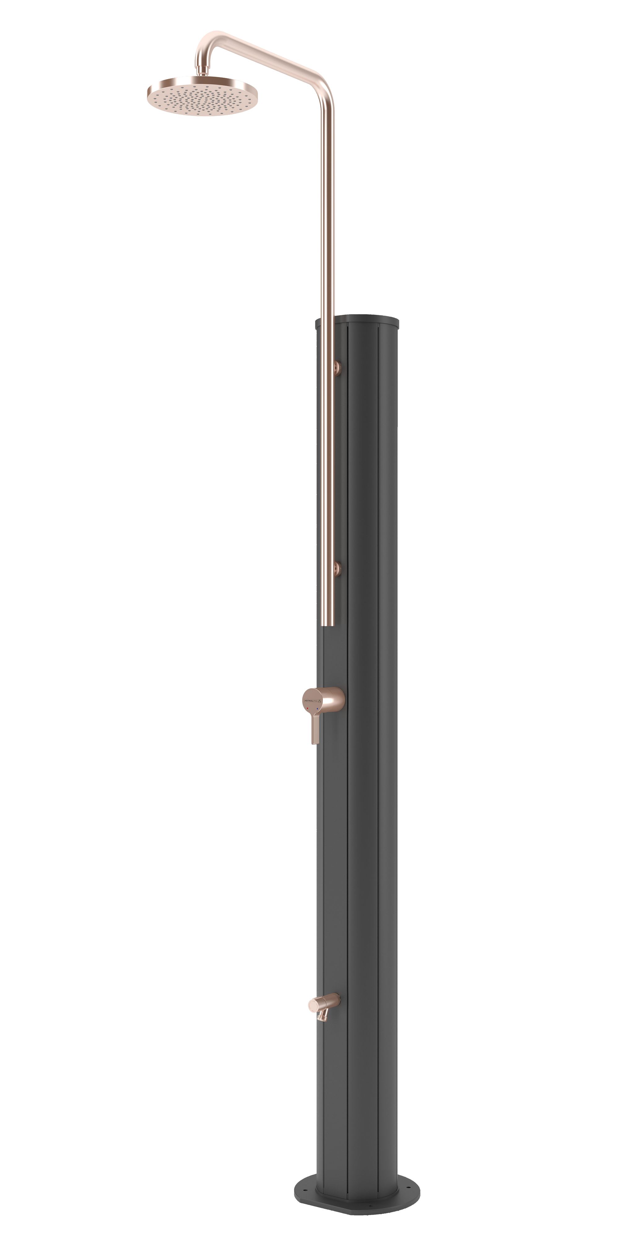 Astralpool - DOUCH AP SOLAIRE CHROME FINITION MÉTALLIQUE - Cuivre Anthracite