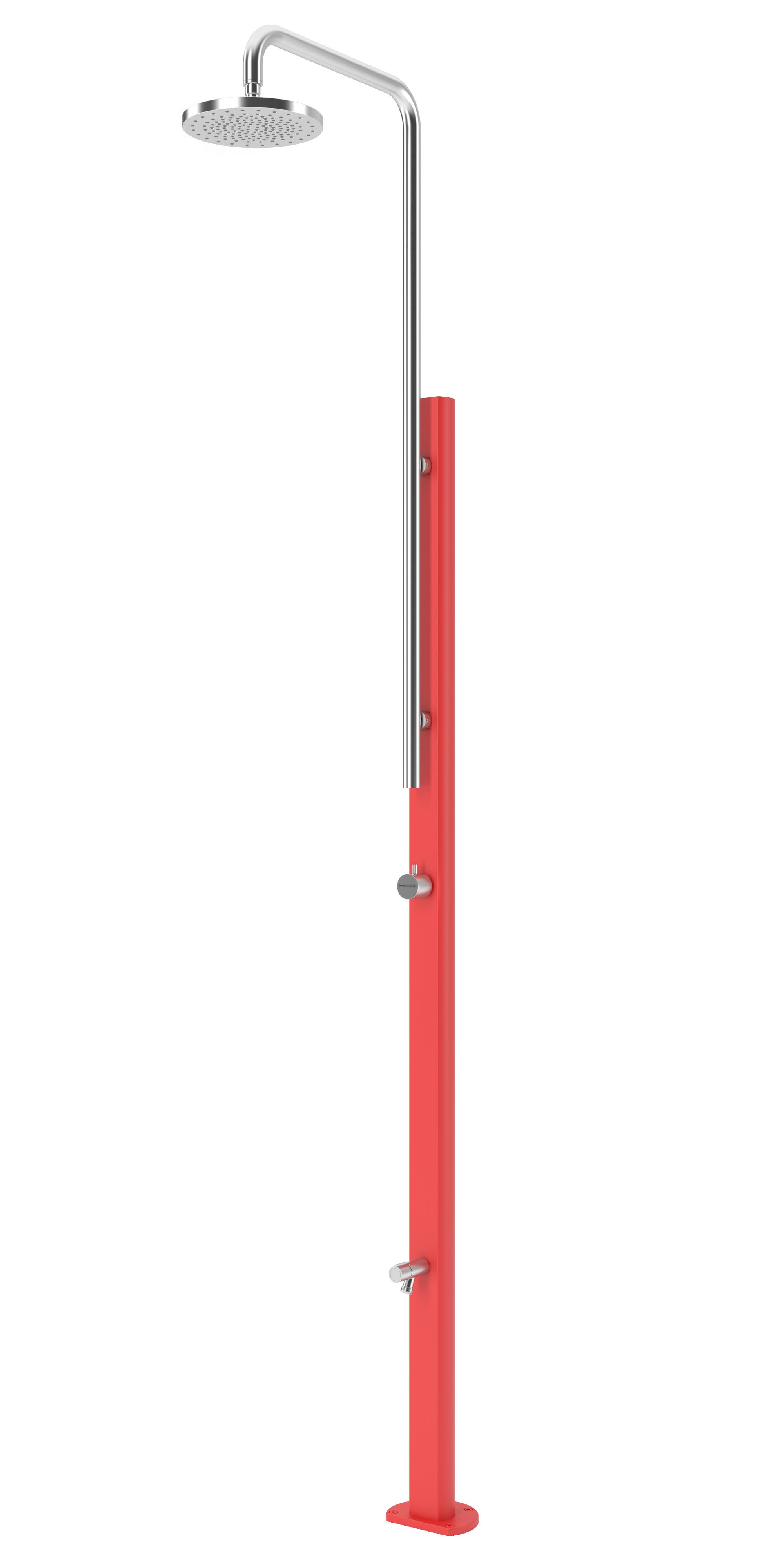 Astralpool - DOUCHE AP CHROME ROUGE NON SOLAIRE FINITION COULEUR