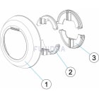 Astralpool - Enjoliv Flexi Mini D96 GRIS pour buses STANDARD