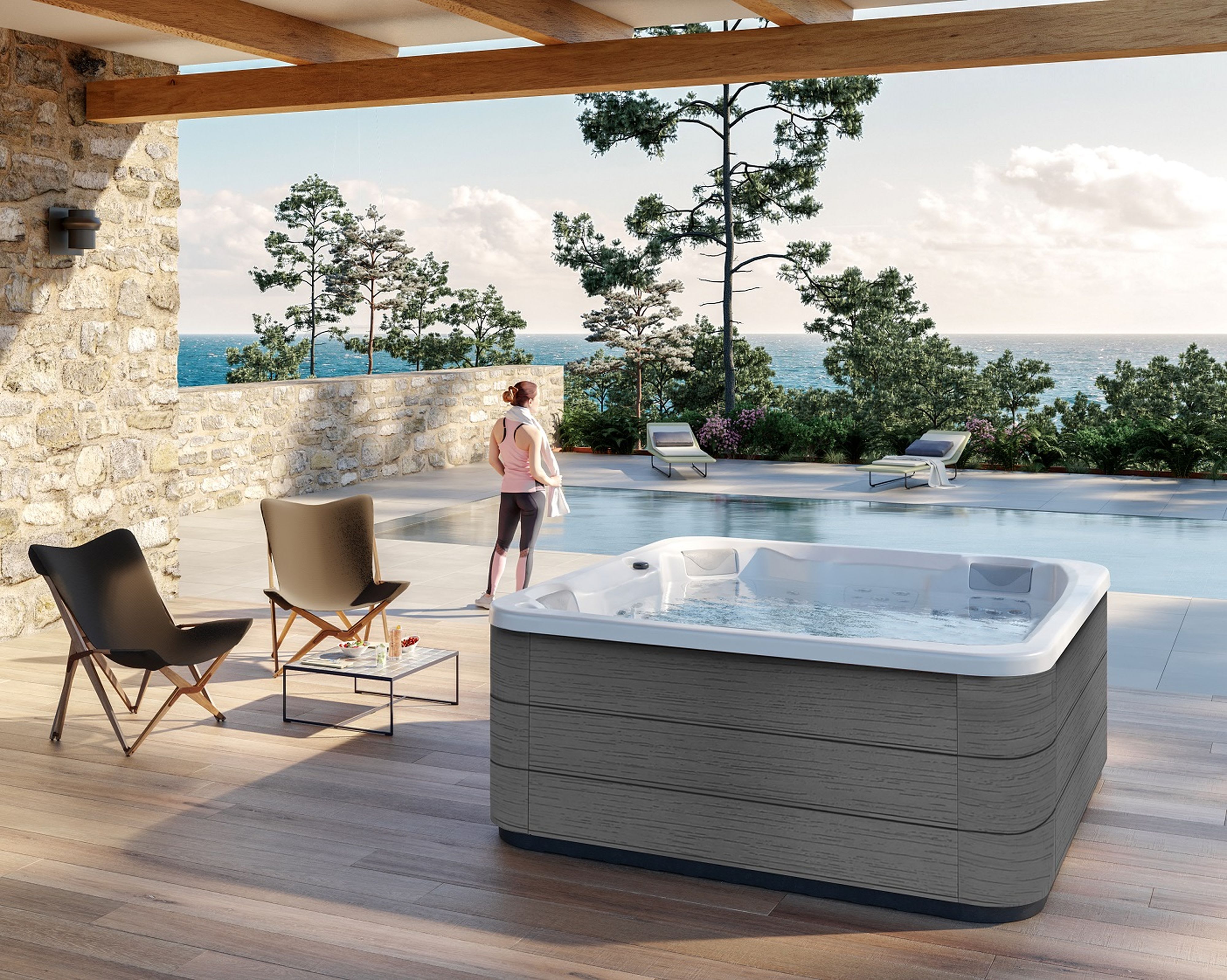 Astralpool - SPA FORSIA BLANC MEUBLE GRIS