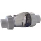 Astralpool - AF VALTERRA CLAPET ANTIRETOUR TRANSPARENT 63MM AVEC RESSORT