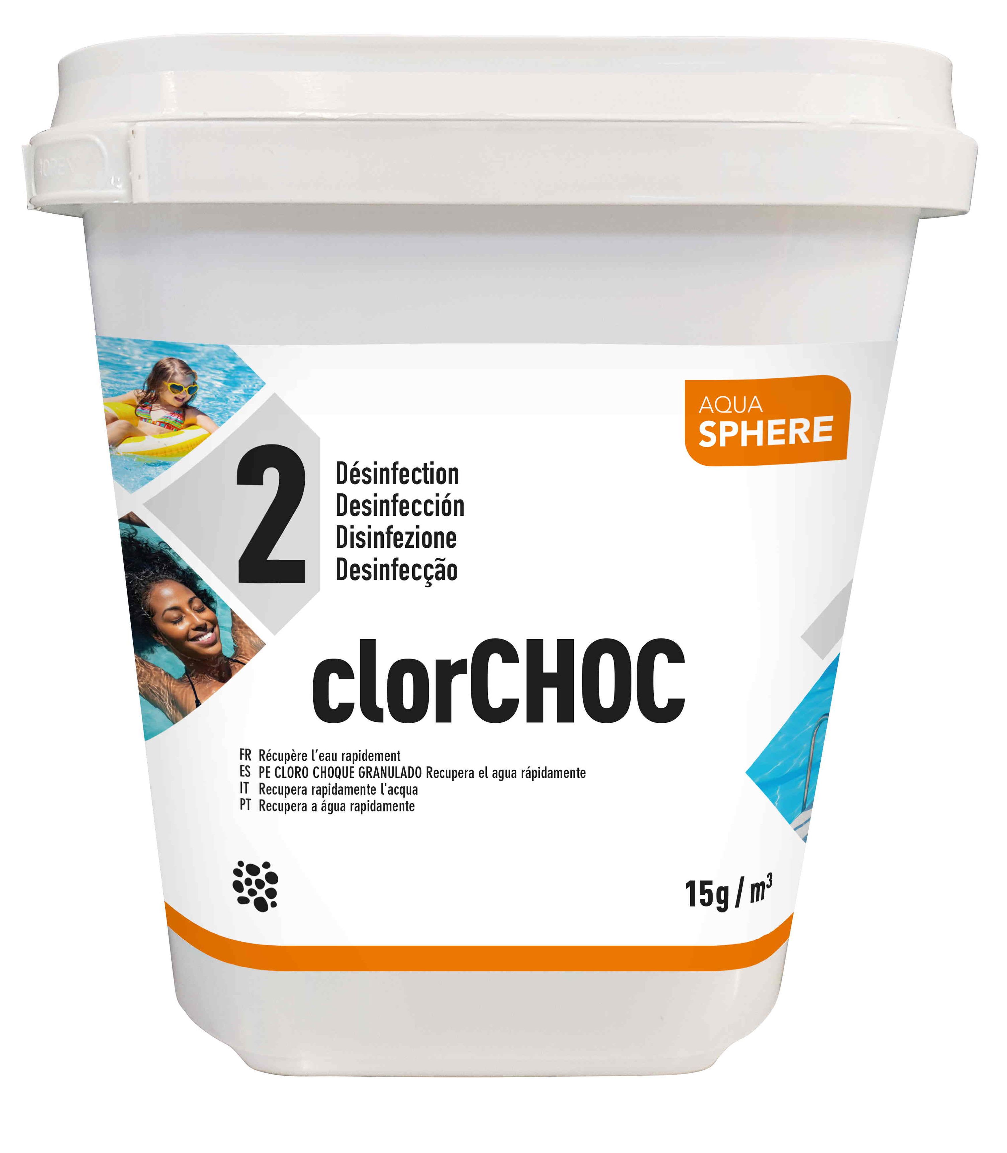 Astralpool - Chlore Choc Pastilles 30gr. AQUASPHERE 5kg