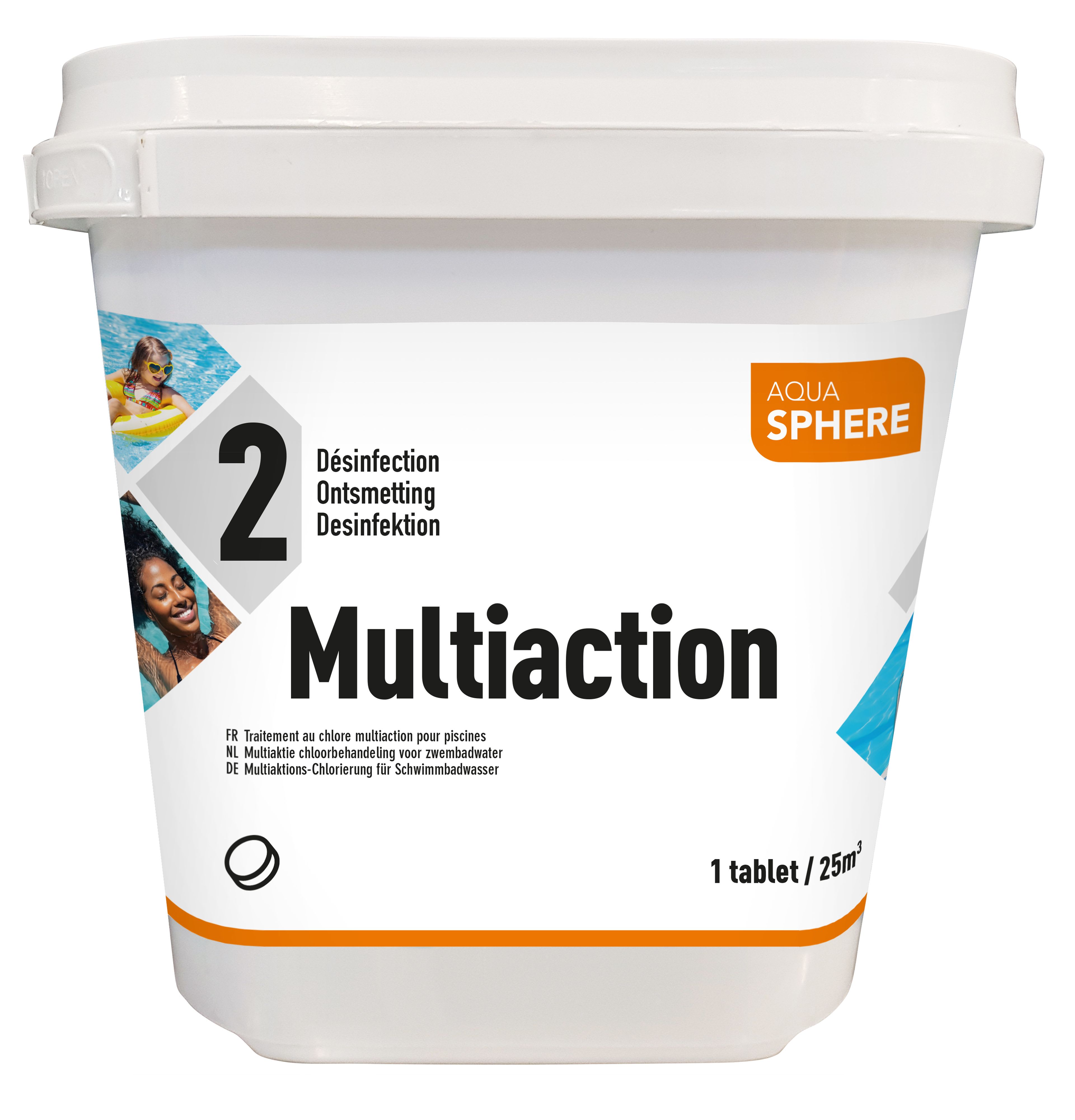 Astralpool - Chlore Multi-Fonctions Galet 250 g. AQUASPHERE 5kg