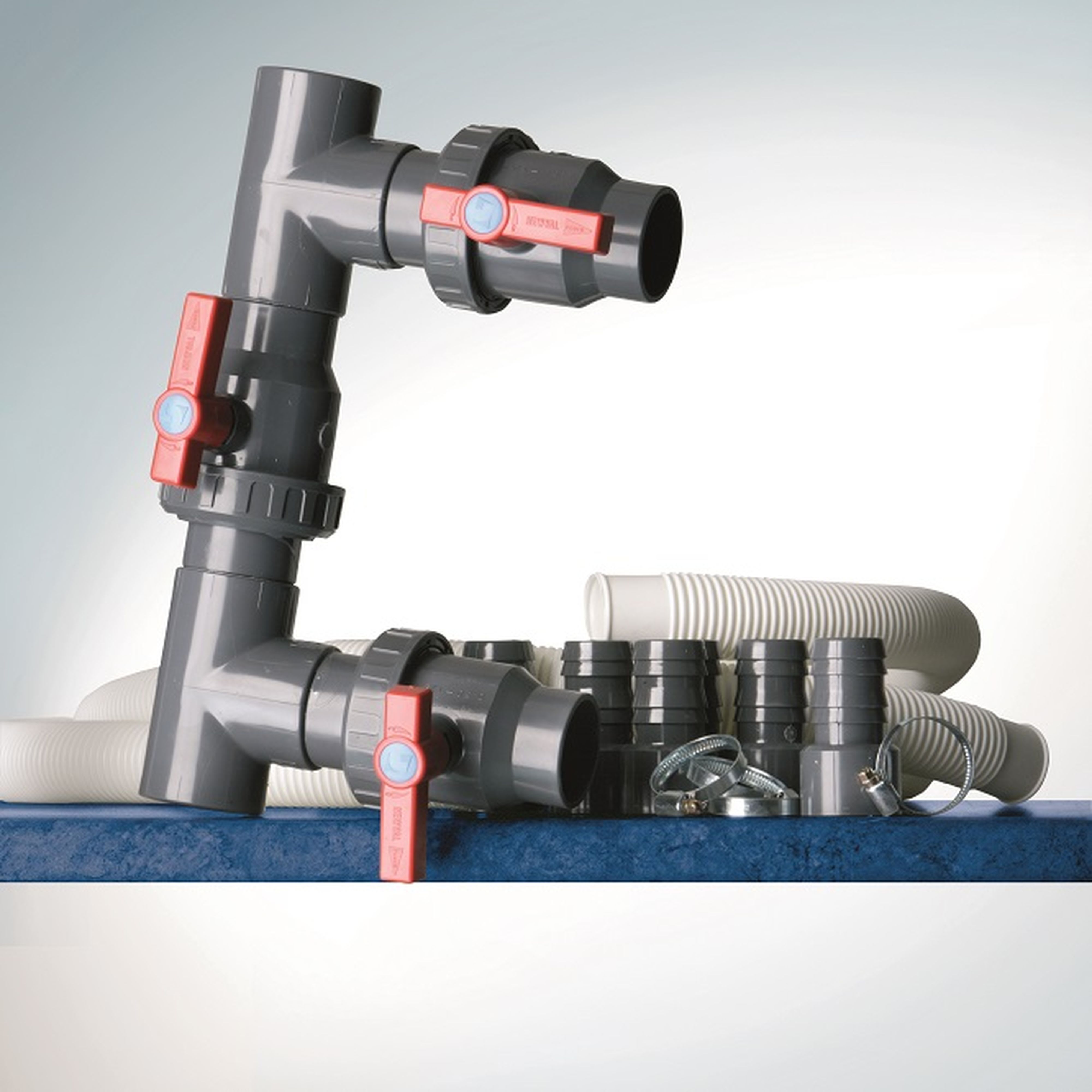 Astralpool - Kit By Pass (3 Vannes, 2 Tuyau