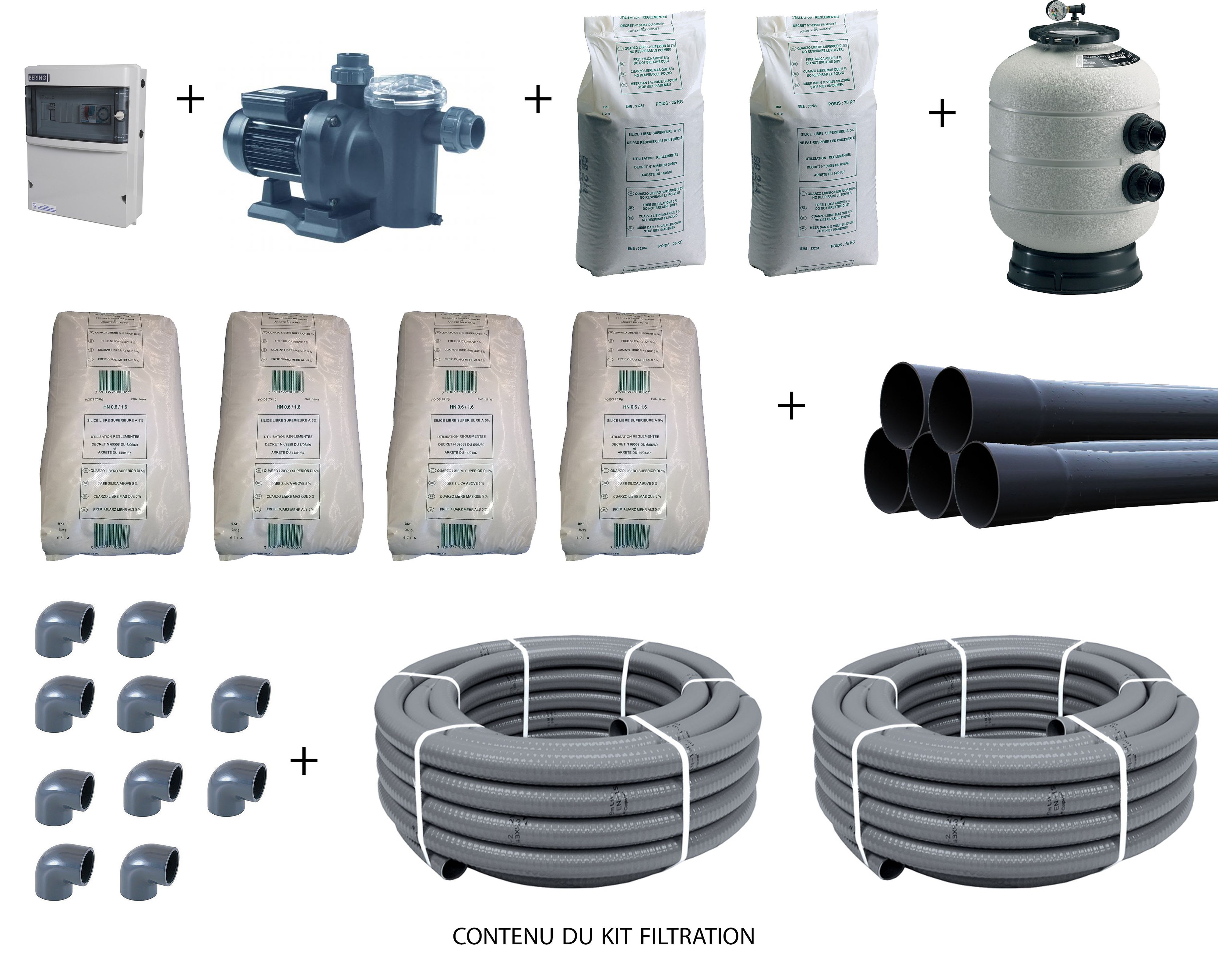 Astralpool - Kit Filtration Pour Piscine 8 X 4 M (Jusquà 60 M3)