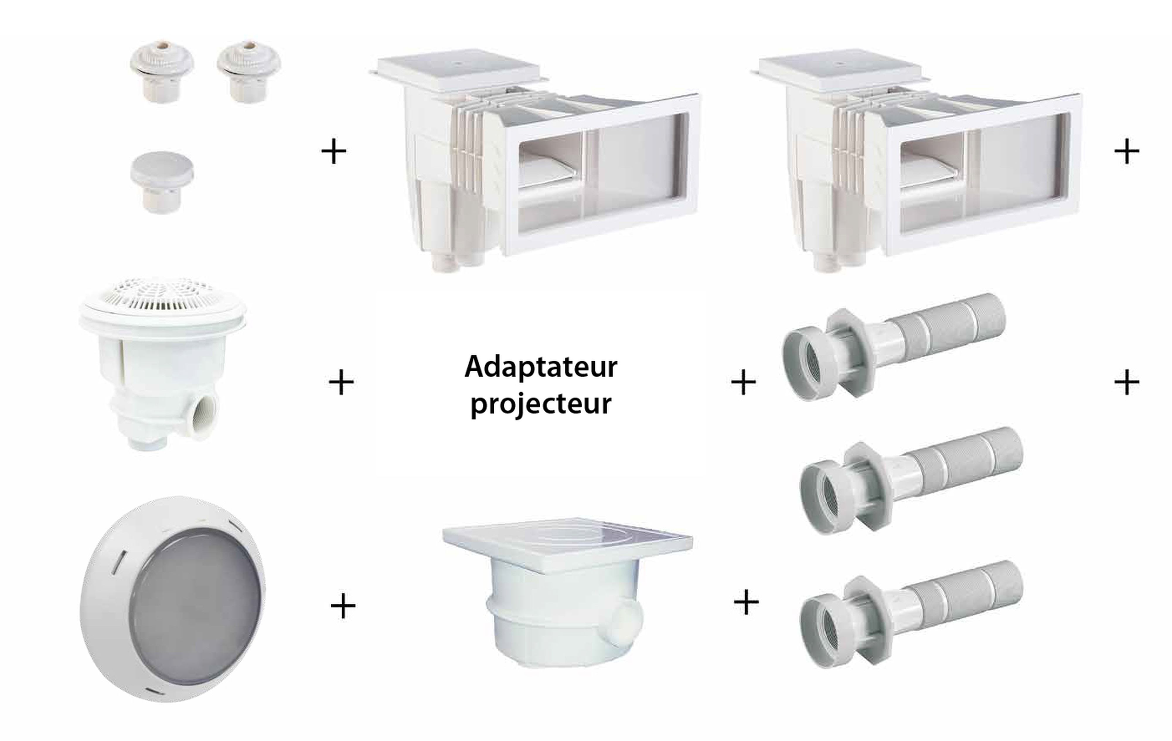 Astralpool - Kit Pieces A Sceller Liner Pour Piscine 8 X 4 M (Jusquà 60 M3)