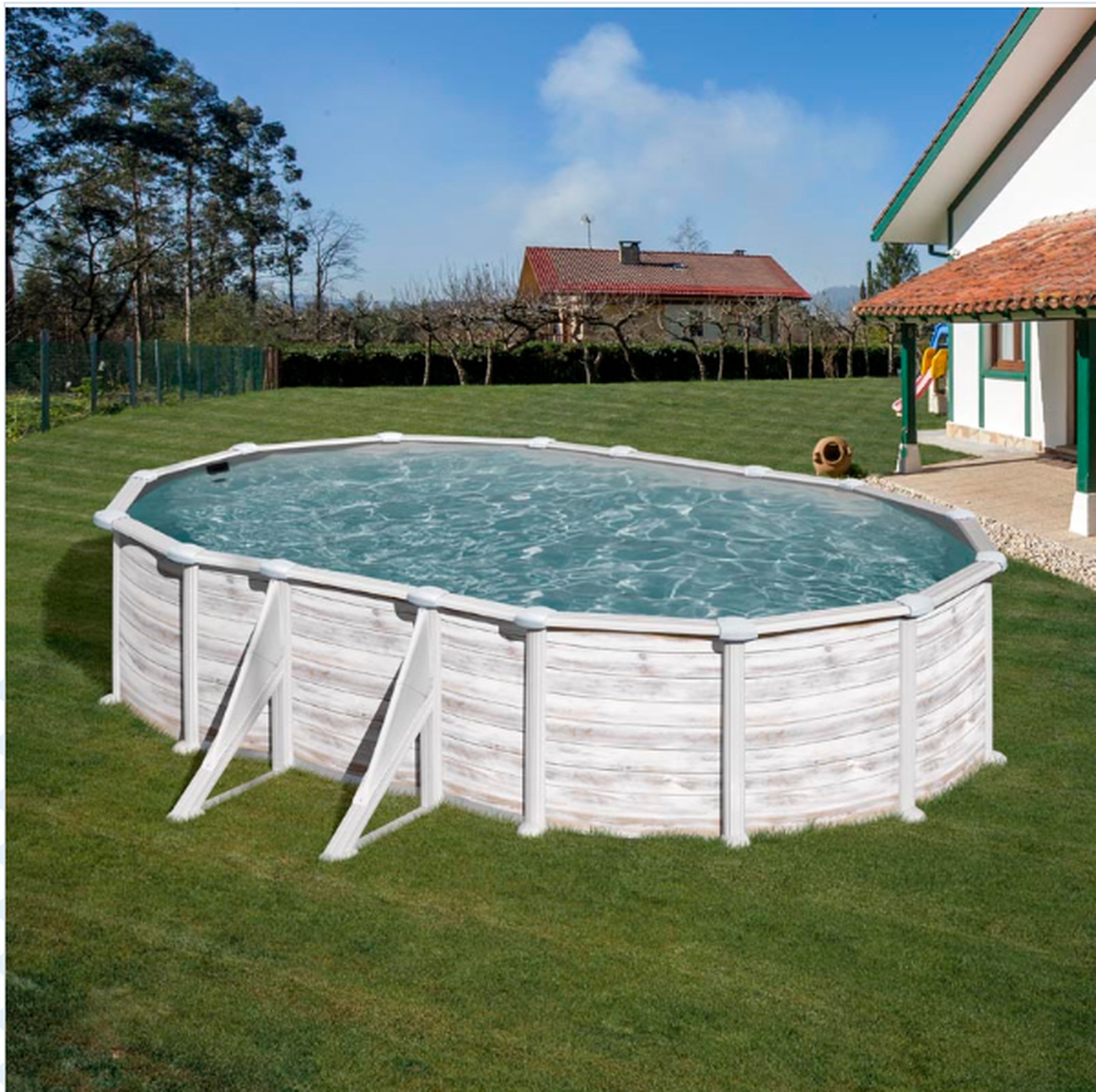 Astralpool - PISC NORDIQ.OVALE 500x300x132 + JAMBE FORCE