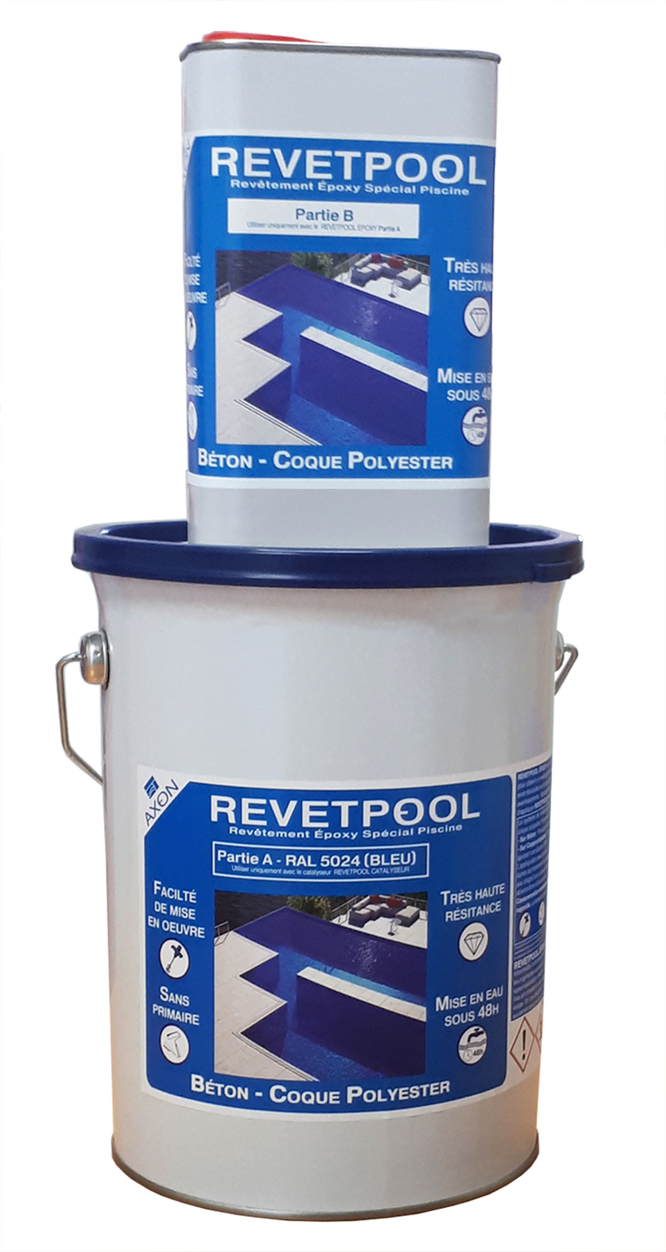 Astralpool - Revetpool Blanc 8,5Kg Peinture Epoxy