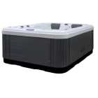 Astralpool - Spa 3 Places Mirana Cuve Blanche Habillage Synthétique Gris Anthracite