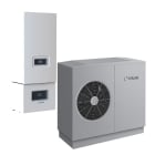 Intuis Thermo - PAC Air/Eau HTi70 8kW triphasé + Pilote HYBRIDE GAZ, monobloc, Hte T°C-R290