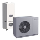 Intuis Thermo - PAC Air/Eau HTi70 11kW triphasé + Pilote HYBRIDE GAZ, monobloc, Hte T°C.-R290