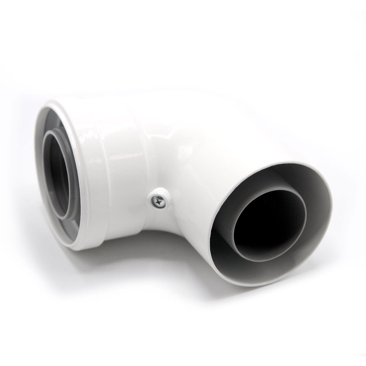 Intuis Thermo - Coude de ventouse 90°, Ø 60/100 mm pour chaudière ACC_LELIA+