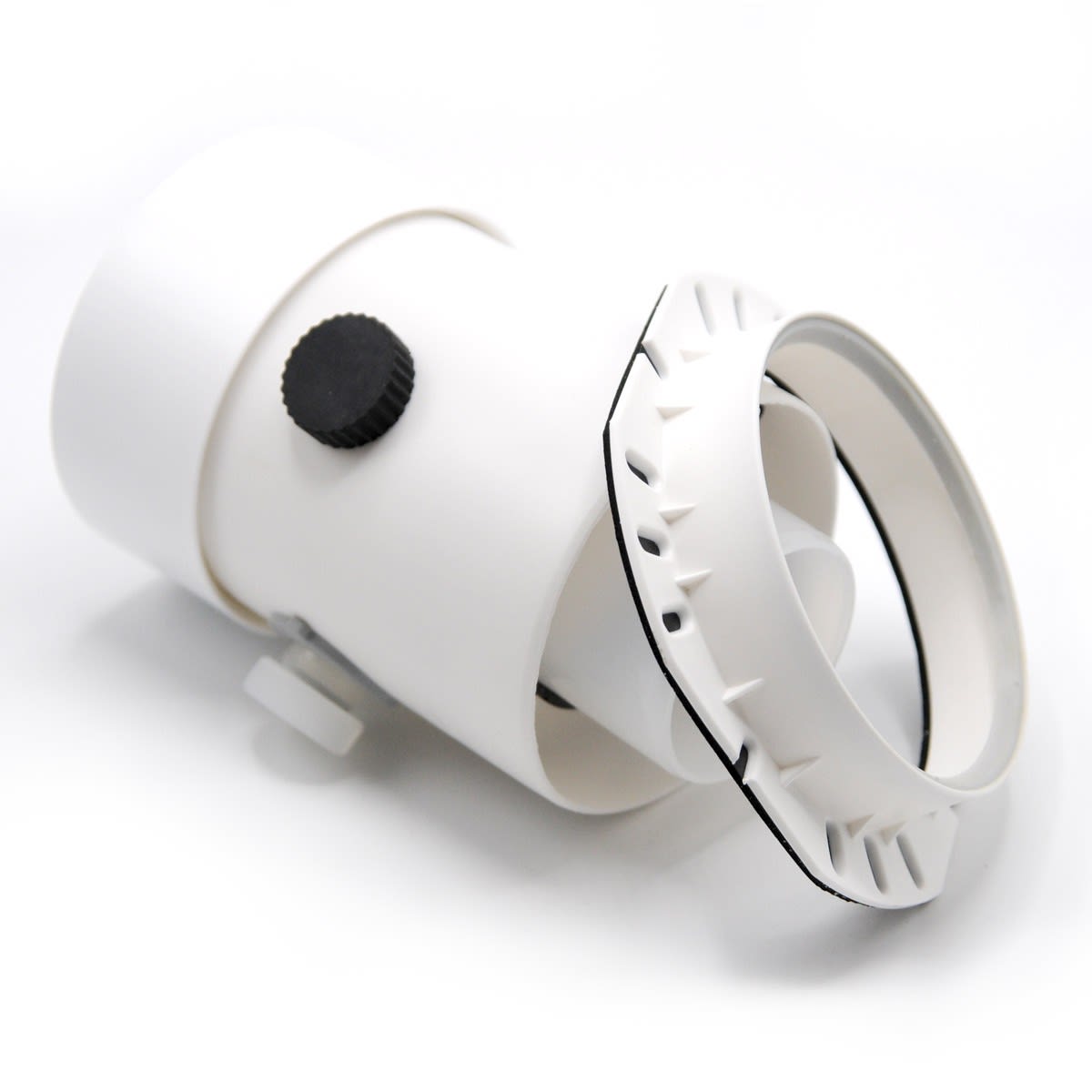 Intuis Thermo - Adaptateur à bride verticale en Ø 60/100 mm pour ventouse