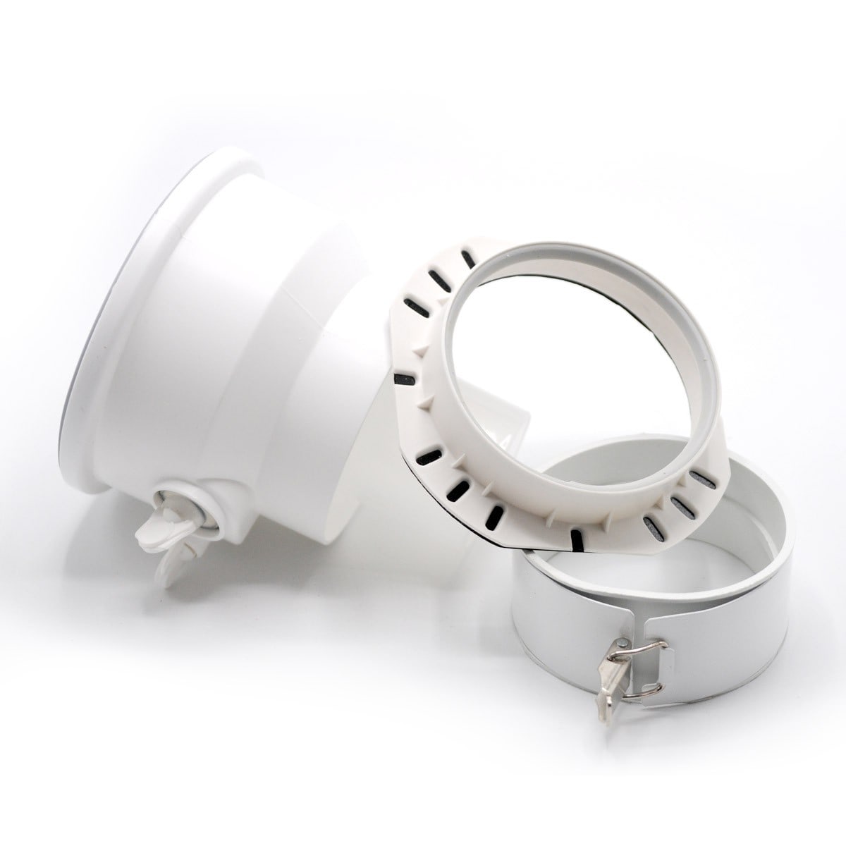 Intuis Thermo - Kit d'adaptation pour ventouse de Ø 60/100 mm vers Ø 80/125 mm