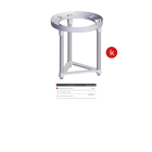 Intuis Thermo - Trépied réglable en hauteur de 30 à 50 cm