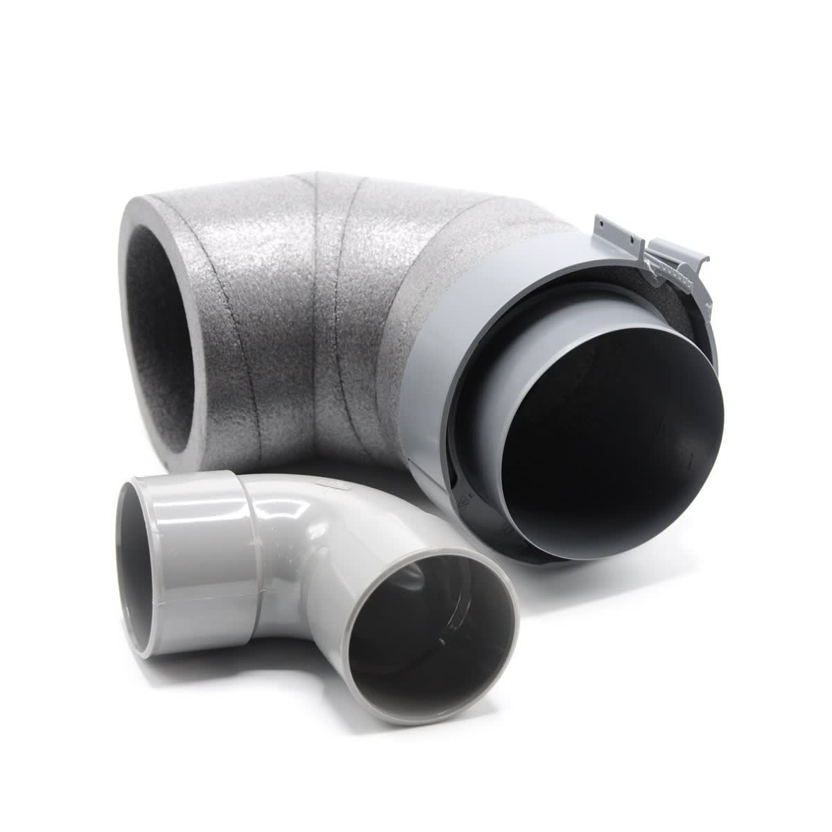 Intuis Thermo - Coude 90° isolé Ø 80/125 mm, pour CET in tuis