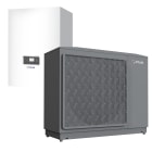 Intuis Thermo - Pompe à chaleur air/eau monobloc HMP70 12 kW mono + Pilote PREMIUM+, 70°C - R290
