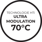 Intuis Thermo - Pompe à chaleur air/eau monobloc HMP70 12 kW tri + Pilote PREMIUM+, 70°C - R290