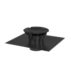 Intuis Thermo - Terminal pour toiture inclinée - Diamètre Ø160 mm - Gris