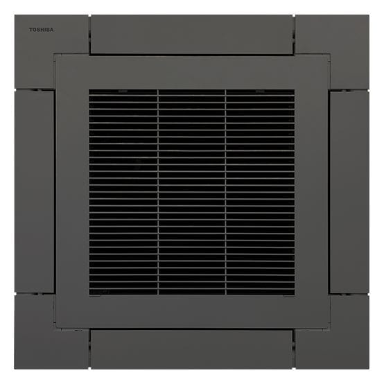 Toshiba Climatisation - Sous-face Cassette 4 voies 600x600 - Noir -  sans débordements