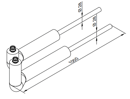 Toshiba Climatisation - Kit hydraulique isolé Hydrosplit R290; raccord sous groupe ; épart horizontal