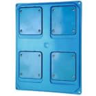 Gewiss - PANNEAU 2 VERROUILLÉES VERT. IP55 BL.